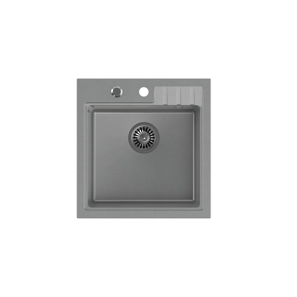 QUADRON Zlewozmywak granitowy szary PETER 110 HCQP5052SZK
