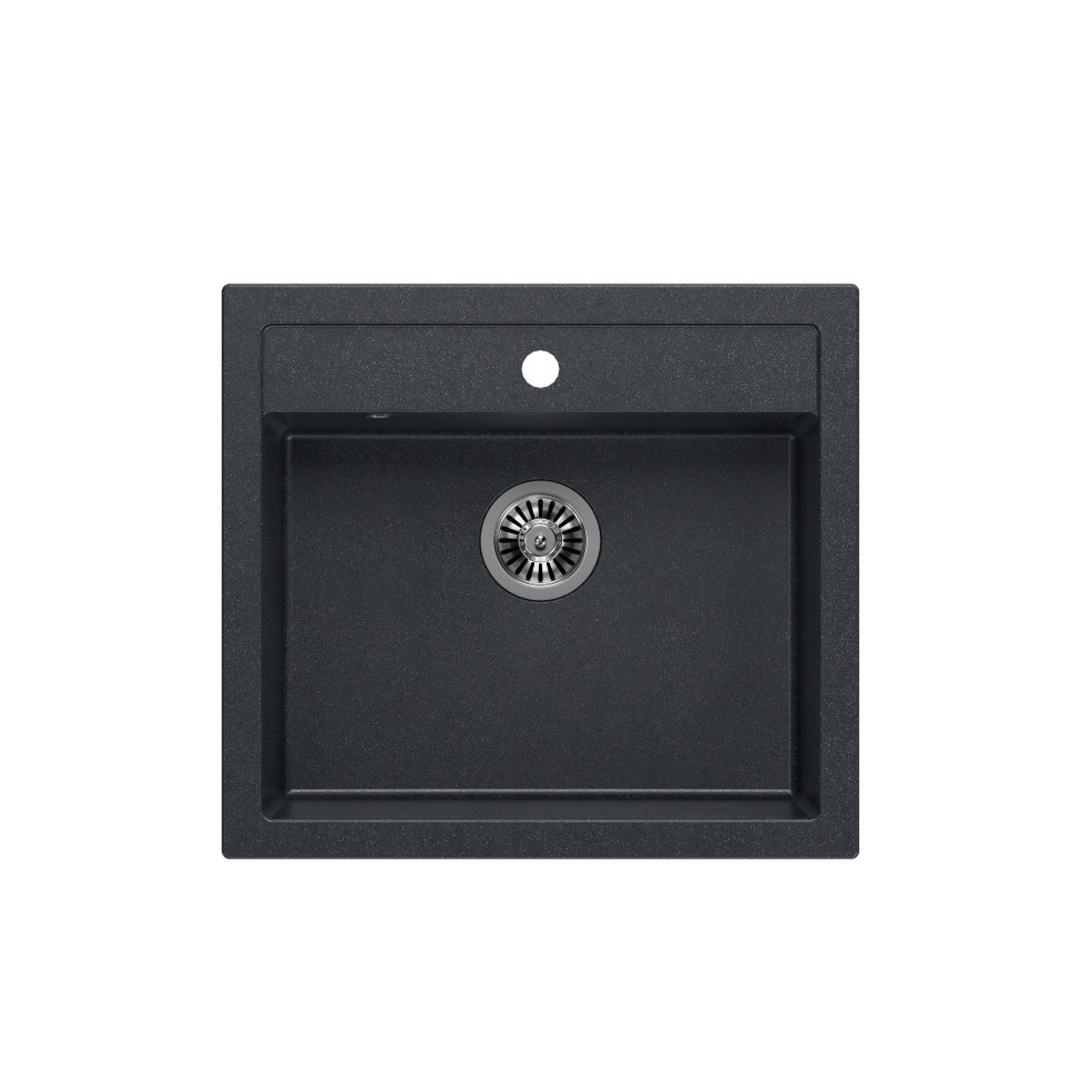 QUADRON Zlewozmywak BILL 110 black diamond/elementy stalowe HCQB6054U8_BS*