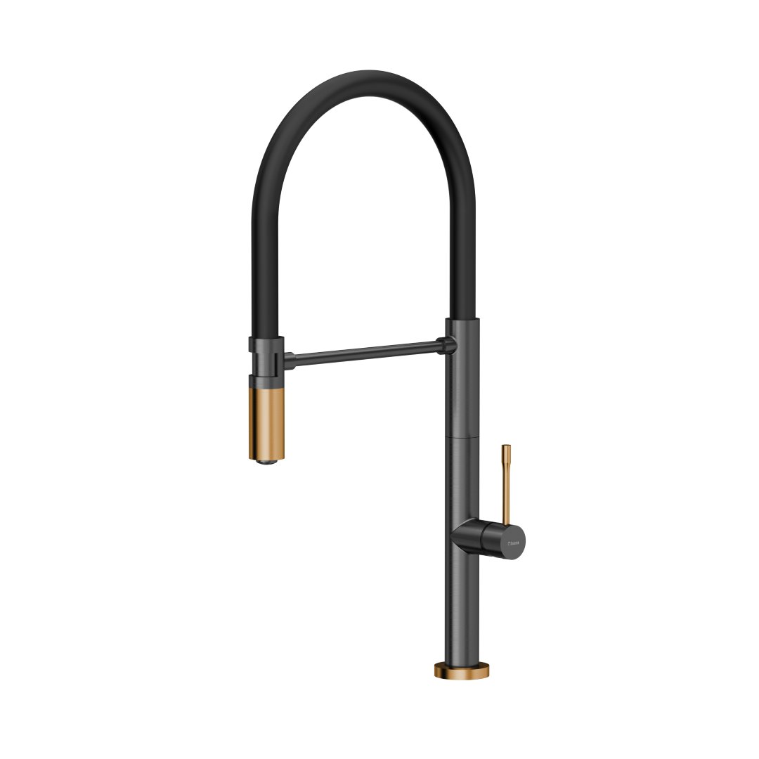QUADRON Bateria MARGOT T-LINE czarny metalik + miedź PVD 3623502_T1PVDC1)