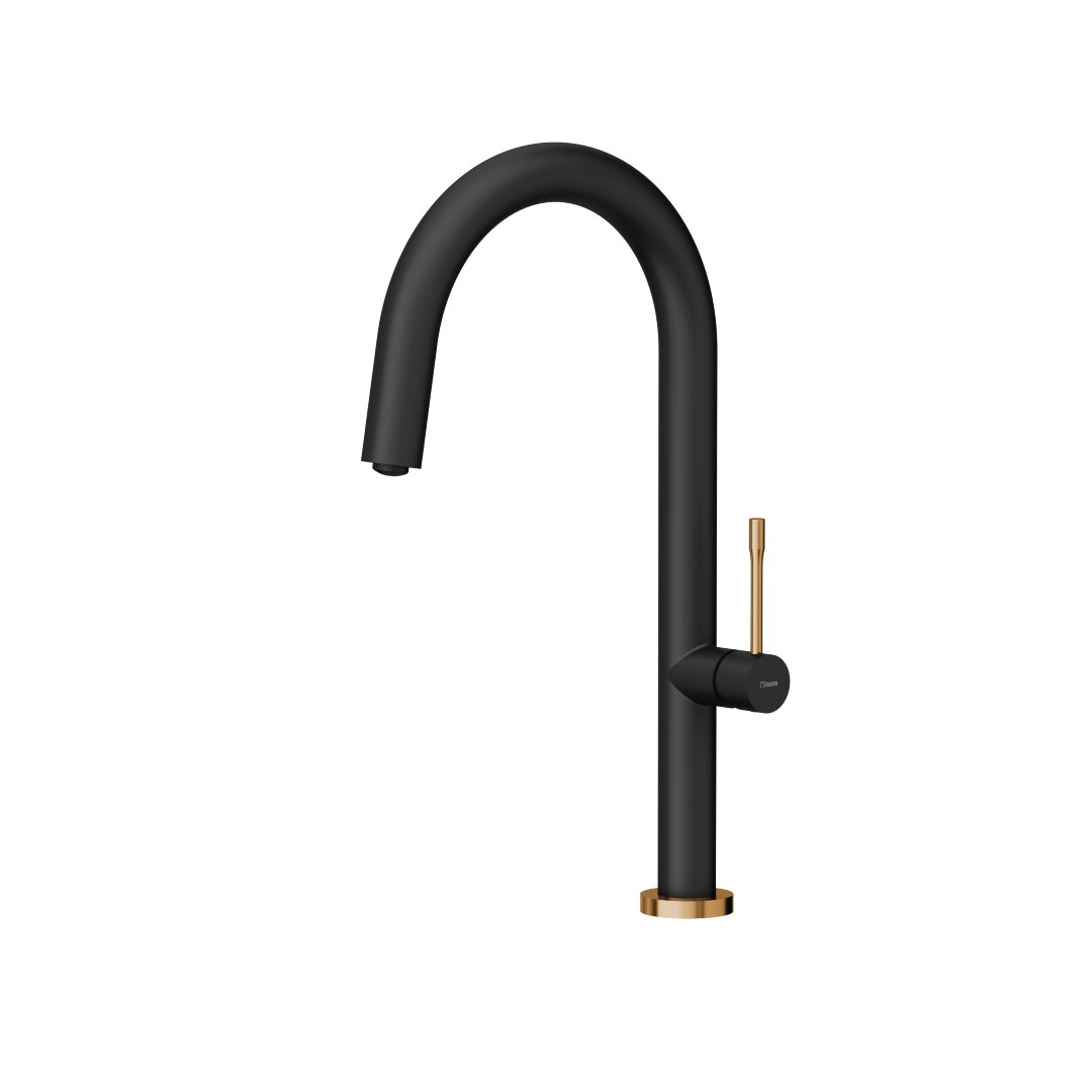 QUADRON Bateria HALEY T-LINE czarny mat VERY BLACK) + miedź PVD 3623522_BLMPVDC1)