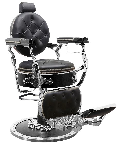 Fotel barberski fryzjerski do salonu Black Pearl