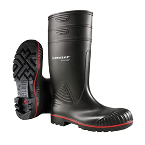 Dunlop Protective Footwear Acifort Heavy Duty full safety kalosze dla dorosłych, uniseks, czarne, rozmiar 47