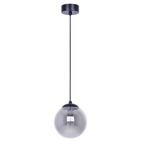 Grafitowa lampa wisząca z okrągłym kloszem - A216 G3-L61
