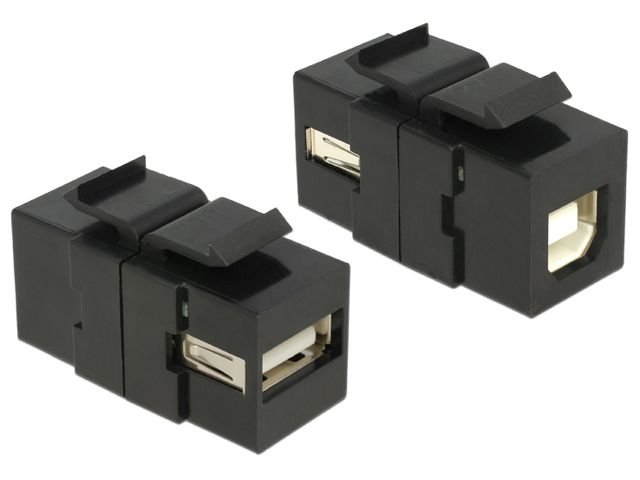 Delock Moduł keystone USB-A - USB-B