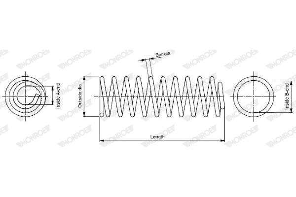 Monroe Sprężyna zawieszenia SP2674