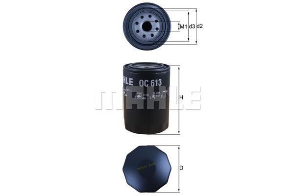 Filtr oleju KNECHT OC 613