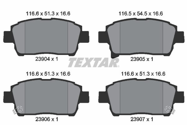 TEXTAR (TMD Friction Services GmbH) (TMD Friction Services GmbH) 2390401 2390401