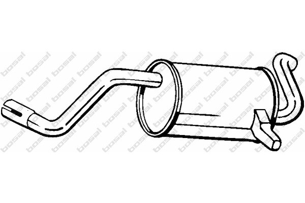 BOSAL Tłumik końcowy 200-045