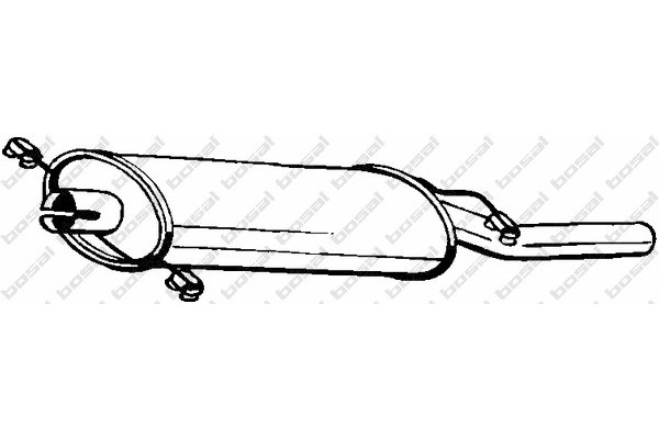 BOSAL Tłumik końcowy 233-531