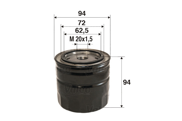 Filtr oleju VALEO 586026