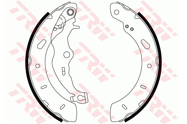 TRW SZCZĘKI HAMULCOWE GS8806 FORD B-MAX 1.4 90KM 12- 1.5TDCI 75KM 12