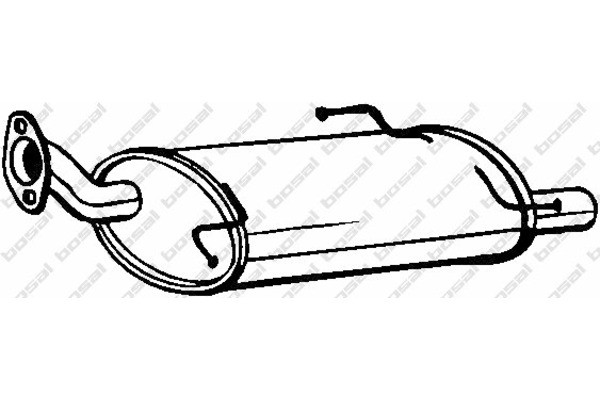 BOSAL Tłumik końcowy 219-383