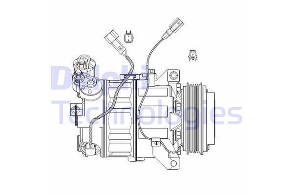 DELPHI Kompresor, klimatyzacja CS20482