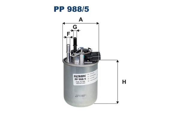 Filtron PP 988/5 FILTR PALIWA NISSAN JUKE 10-, PULSAR -14 PP988/5
