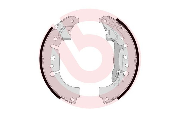 Szczęki hamulcowe BREMBO S23580 77367099