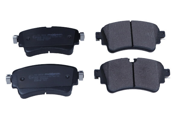 MaxGear Zestaw klocków hamulcowych, hamulce tarczowe 19-3609 19-3609