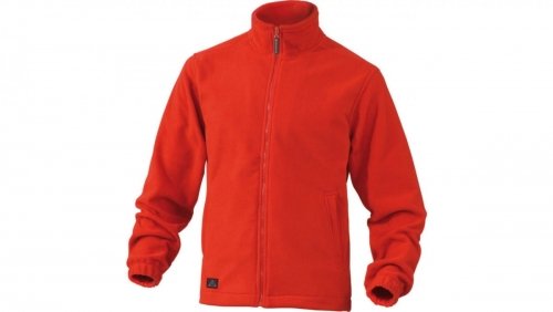 delta plus Bluza z polaru poliestru, 280G czerwona rozmiar XXL VERNOROXX