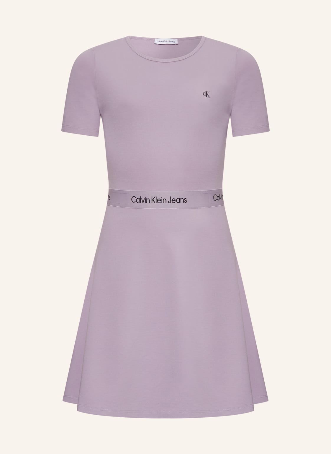 Calvin Klein Sukienka Z Dżerseju violett