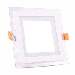 V-TAC Panel LED V-TAC 12W LED Szkło Kwadrat VT-1202G 4000K 840lm SKU 6278