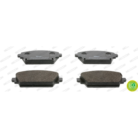 FERODO (FEDERAL-MOGUL) Zestaw klocków hamulcowych, hamulce tarczowe (FEDERAL-MOGUL) FDB1580