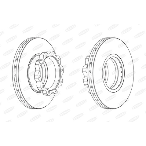 Tarcza hamulcowa BERAL BCR215A