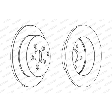 Tarcza hamulcowa FERODO DDF1406