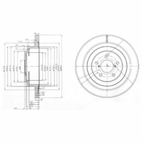 Tarcza hamulcowa DELPHI BG3931