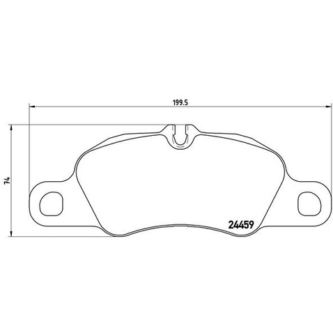 Klocki hamulcowe - komplet BREMBO P 65 019