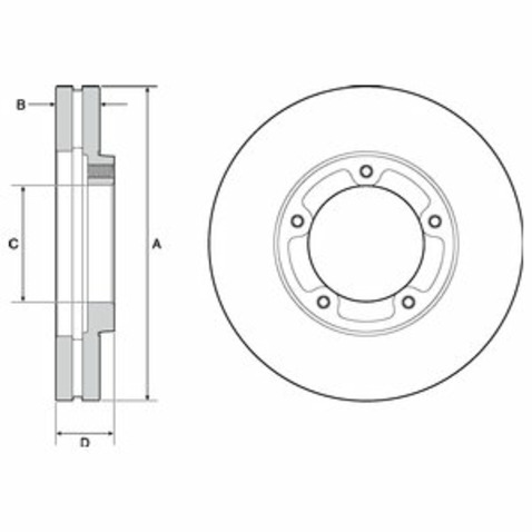 Tarcza hamulcowa DELPHI BG9139