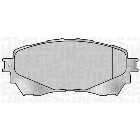 Klocki hamulcowe - komplet MAGNETI MARELLI 363916060677