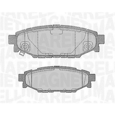 Klocki hamulcowe - komplet MAGNETI MARELLI 363916060700