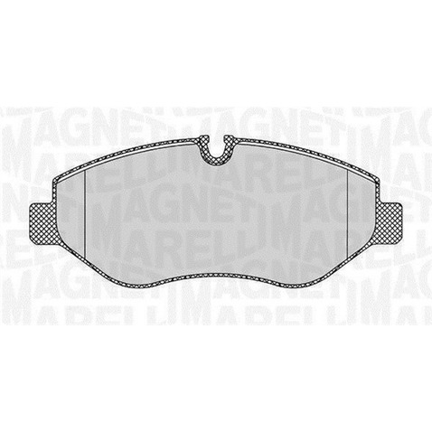 Klocki hamulcowe - komplet MAGNETI MARELLI 363916060298