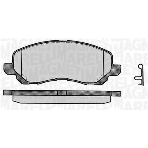 Klocki hamulcowe - komplet MAGNETI MARELLI 363916060338