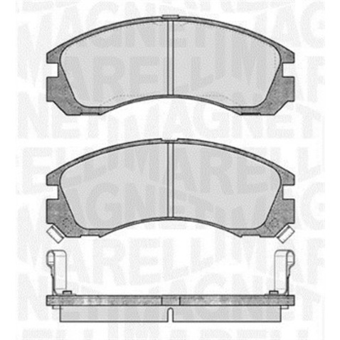 Klocki hamulcowe - komplet MAGNETI MARELLI 363916060339