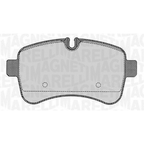 Klocki hamulcowe - komplet MAGNETI MARELLI 363916060284