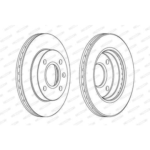 FERODO (FEDERAL-MOGUL) Tarcza hamulcowa (FEDERAL-MOGUL) DDF766