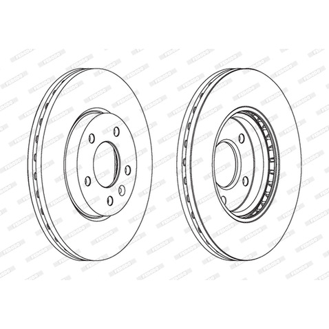FERODO (FEDERAL-MOGUL) Tarcza hamulcowa (FEDERAL-MOGUL) DDF1870