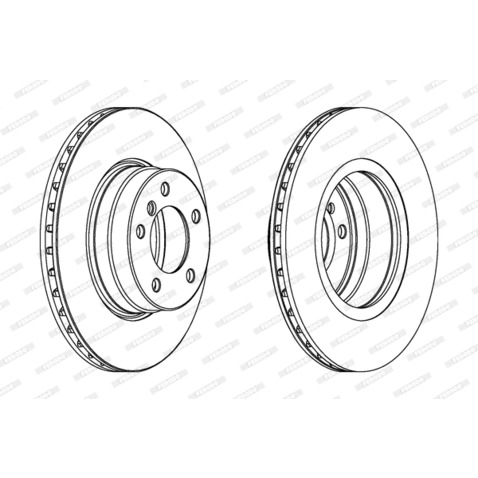Tarcza hamulcowa FERODO DDF1241C