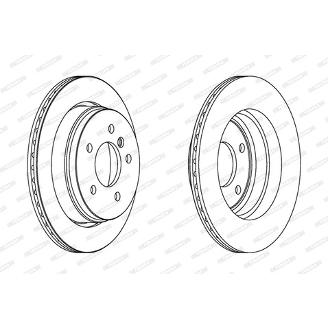Tarcza hamulcowa FERODO DDF1581