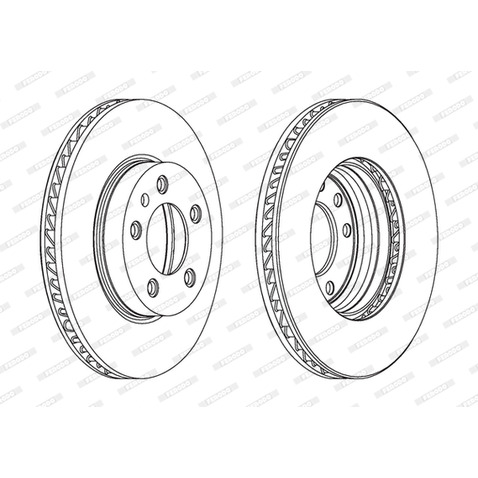 Tarcza hamulcowa FERODO DDF1591LC-1