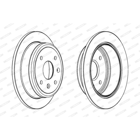 Tarcza hamulcowa FERODO DDF1606