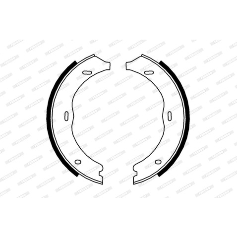 FERODO (FEDERAL-MOGUL) Zesatw szczęk hamulcowych, hamulec postojowy (FEDERAL-MOGUL) FSB4003