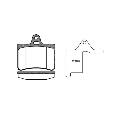 RoadHouse Zestaw klocków hamulcowych, hamulce tarczowe 2830.00