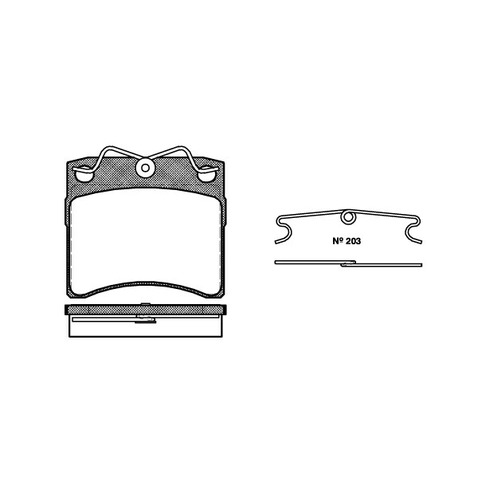 RoadHouse Zestaw klocków hamulcowych, hamulce tarczowe 2385.00