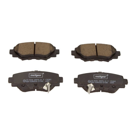 MaxGear Zestaw klocków hamulcowych, hamulce tarczowe 19-3049