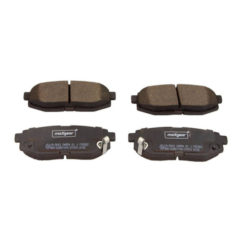 MaxGear Zestaw klocków hamulcowych, hamulce tarczowe 19-3003