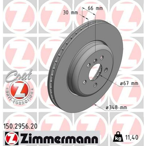 Zimmermann Tarcza hamulcowa 150.2956.20
