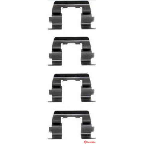 Zestaw akcesoriów klocków hamulcowych BREMBO A 02 259