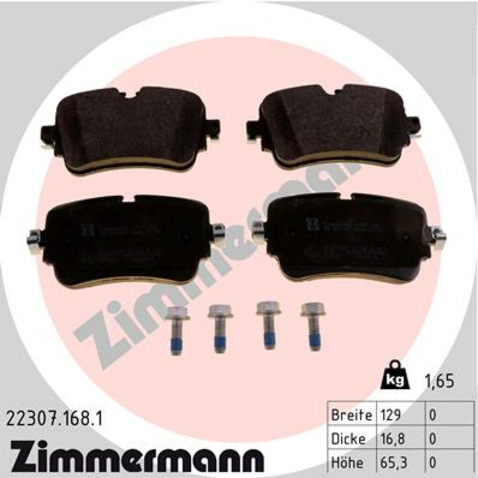 Klocki hamulcowe - komplet ZIMMERMANN 22307.168.1