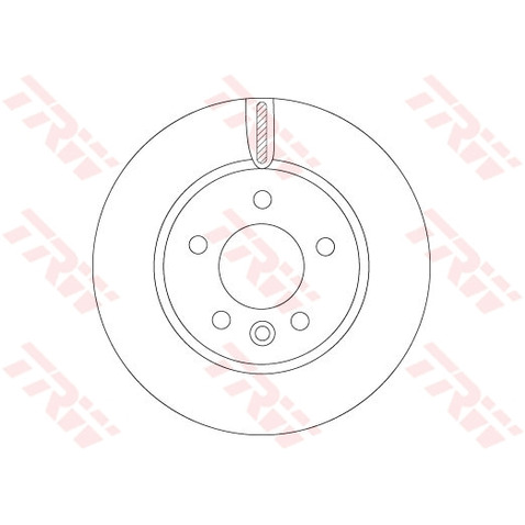 Tarcza hamulcowa TRW DF6589S